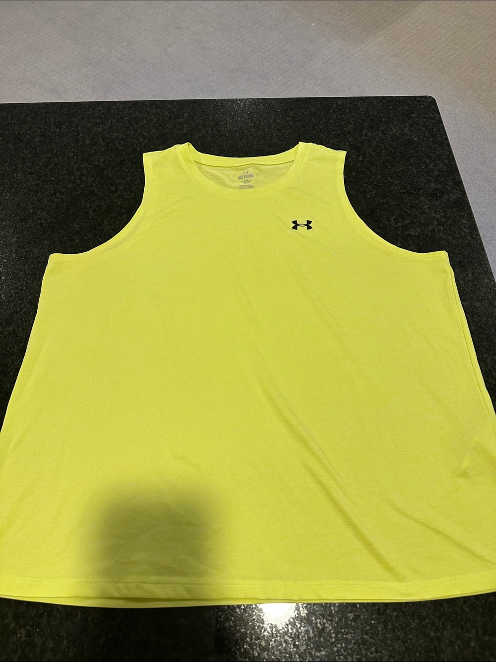 Under Armour Neon Yellow Athletic Tank Top